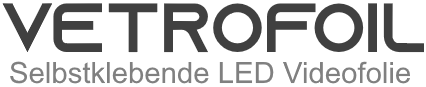 VETROFOIL Logo – Transparente LED Videofolie