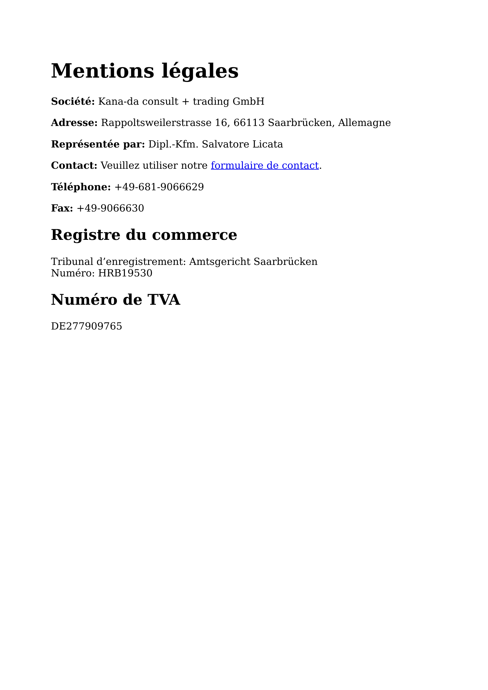 Legal Notice ES