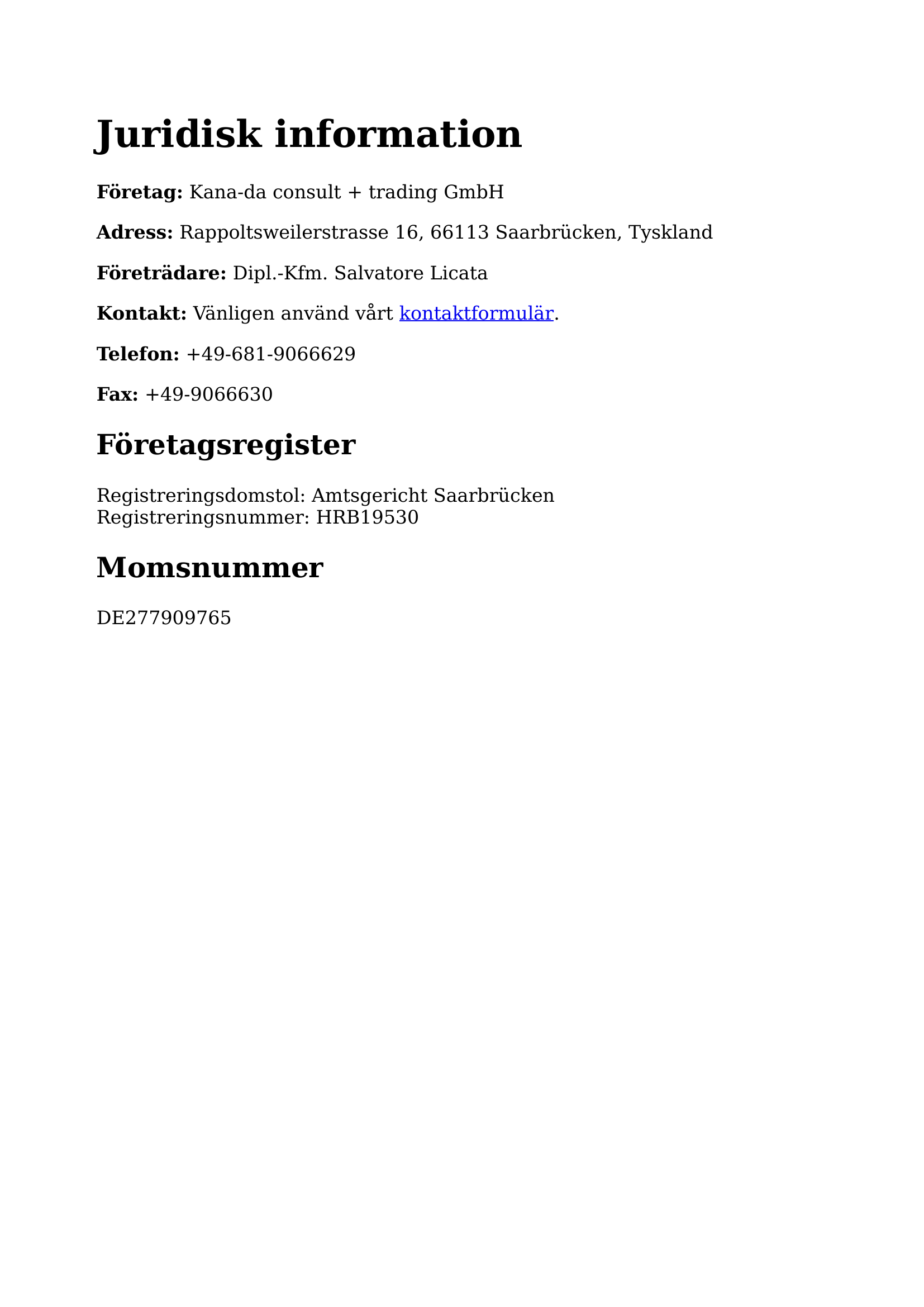 Legal Notice ES